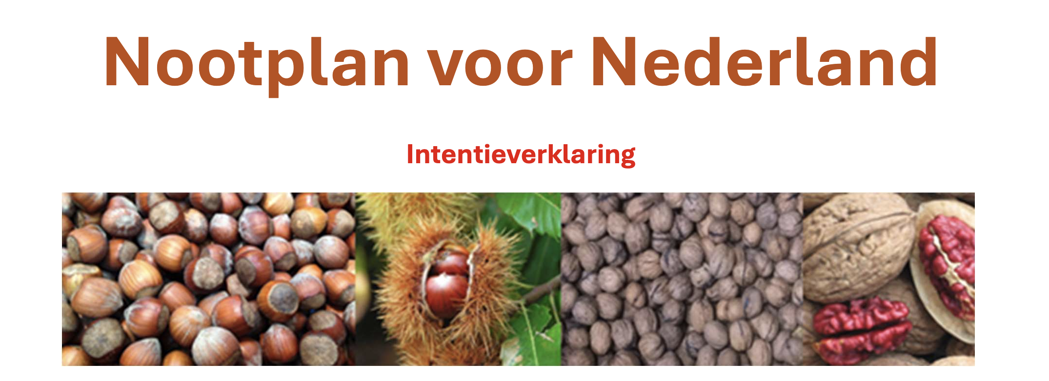 beeld intentieverklaring Nootplan voor Nederland